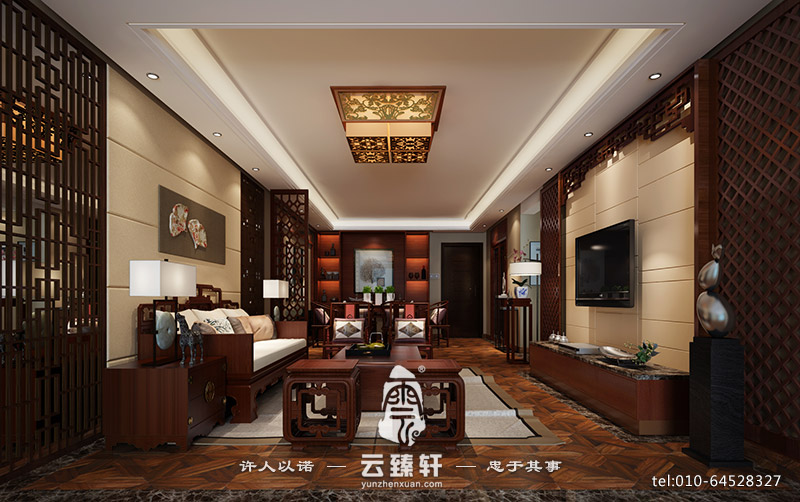 簡(jiǎn)約中式裝修效果圖