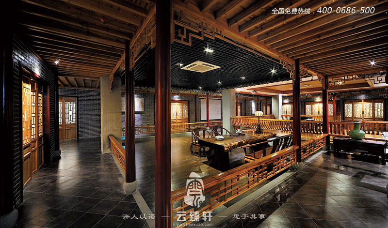 茶藝館的燈光裝修設(shè)計(jì)效果圖