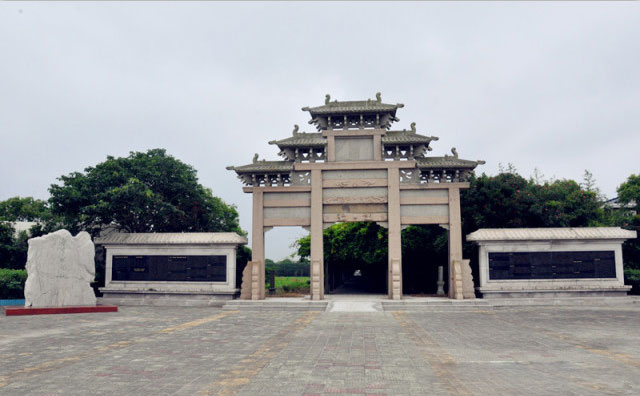 中式設計中木門樓