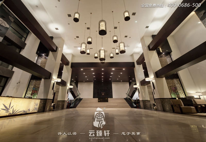 蘇州古樸簡(jiǎn)約的中式會(huì)所裝修實(shí)景圖