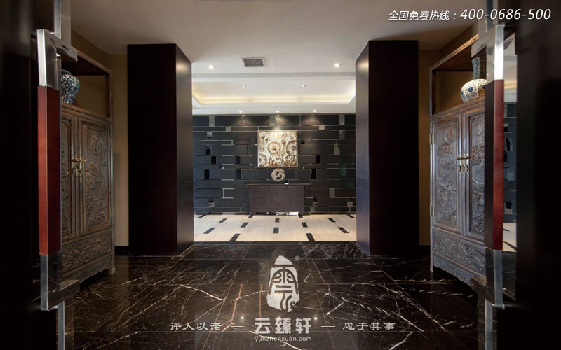 會(huì)所的玄關(guān)之處裝修