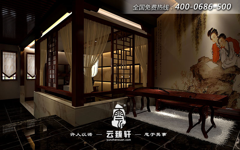中式住宅里的練琴區域
