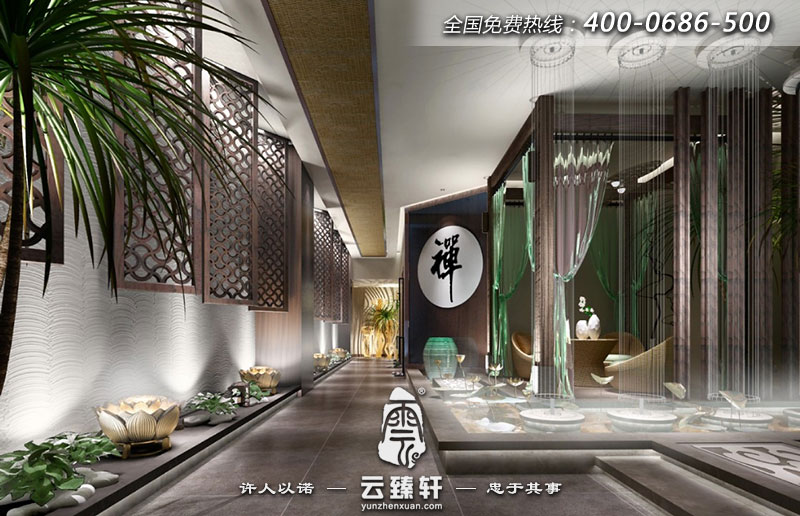 養(yǎng)生會(huì)所走廊的裝修設(shè)計(jì)圖片