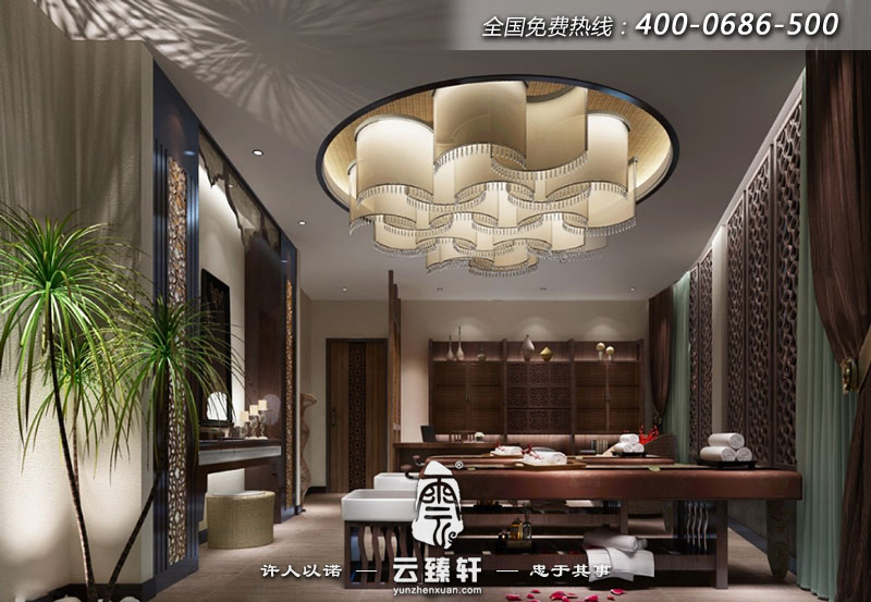 SPA養(yǎng)生會(huì)所裝修的VIP房間另一角度