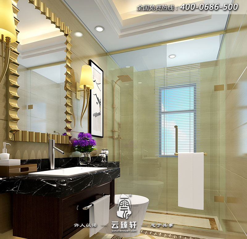 現(xiàn)代中式衛(wèi)生間裝修