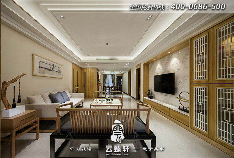 這個偌大的禪意居家環(huán)境，因為色調(diào)風格定位準確