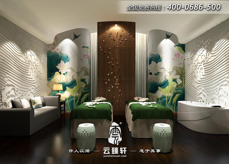 女子會所的雙人SPA專區(qū)