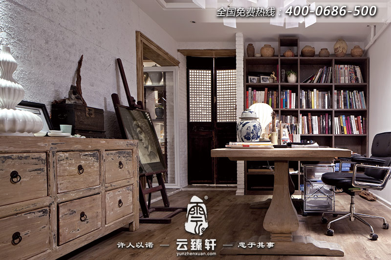 簡樸通透的工作室中式設(shè)計(jì)