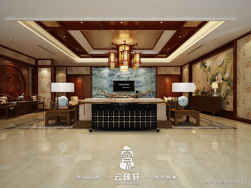 簡(jiǎn)約中式家裝設(shè)計(jì)效果圖