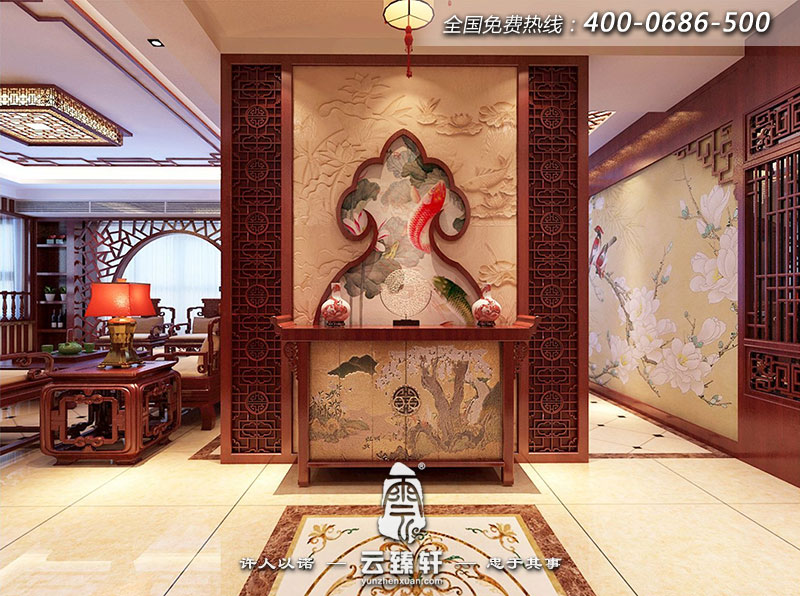 魚缸玄關(guān)風水效果圖