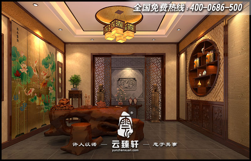 中式茶室空間設(shè)計圖片